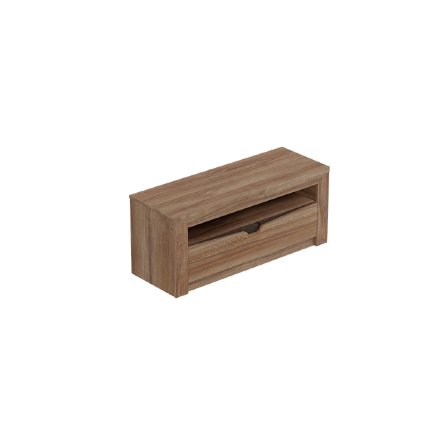 Тумба ТВ с ящиком Соренто, Дуб стирлинг 