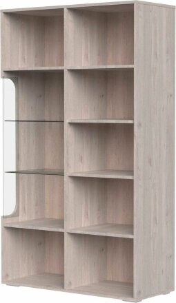 Шкаф-витрина (2 двери) Бриз 