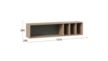 Полка навесная Лео   