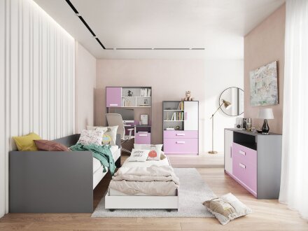 Модульная детская Кэнди, лаванда 2 