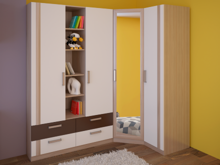 Шкаф угловой Walker (Волкер) 